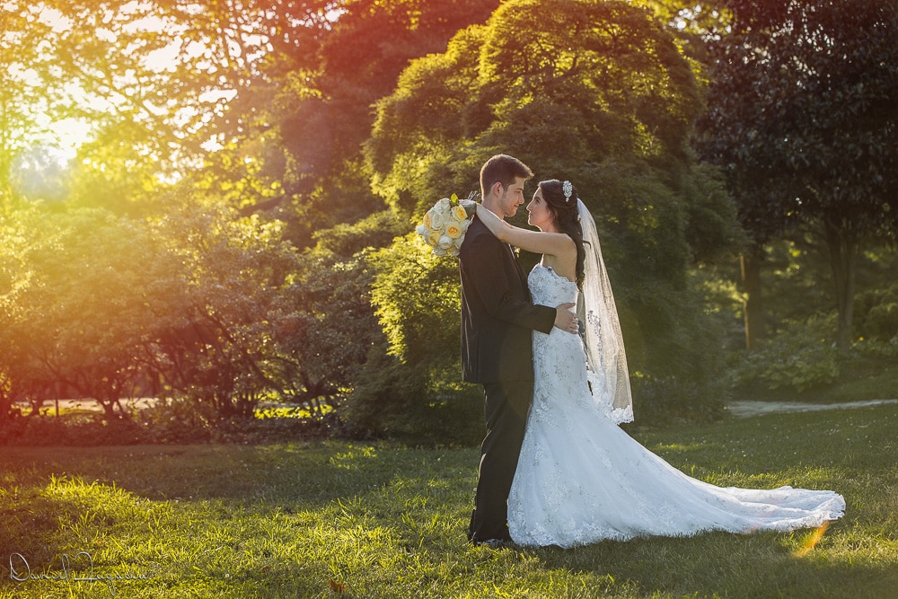 Glen Foerd Mansion outdoor wedding