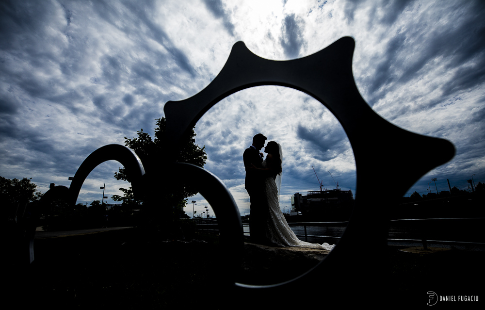 Schuylkill River Park bride groom