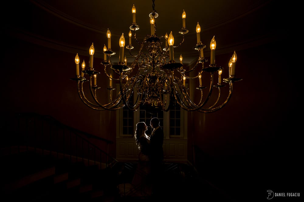 Portrait of bride and groom at Brantwyn Estate wedding