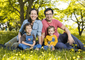 Family portraits at Valley Forge National Park