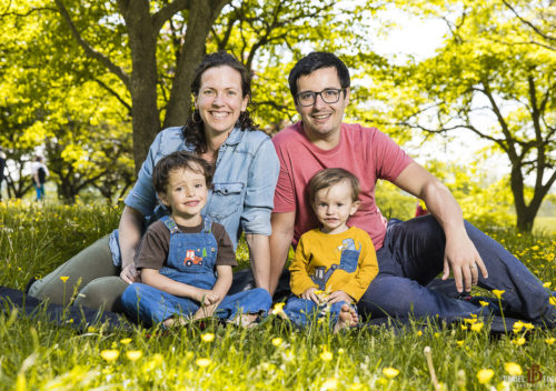 Brittany and Romain's Family Portraits at Valley Forge National Park