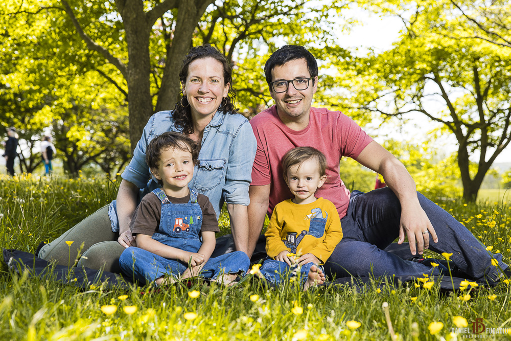 Brittany and Romain's Family Portraits at Valley Forge National Park
