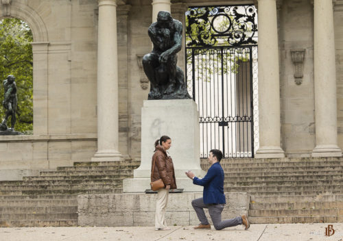 Proposal at the Rodin Museum