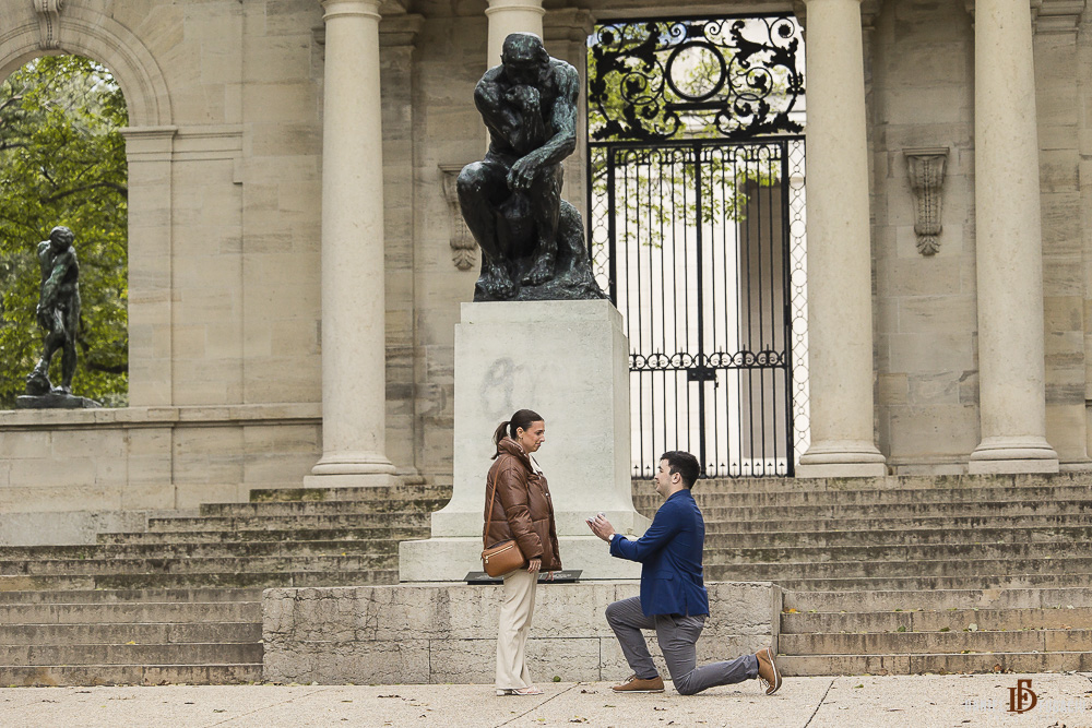 Proposal at the Rodin Museum