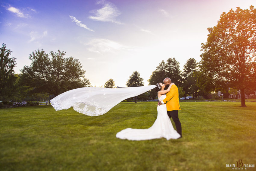 Brandywine Manor House bride and groom hug