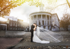 A Chic Winter Wedding at Union Trust in Philadelphia | Shaun & Jake